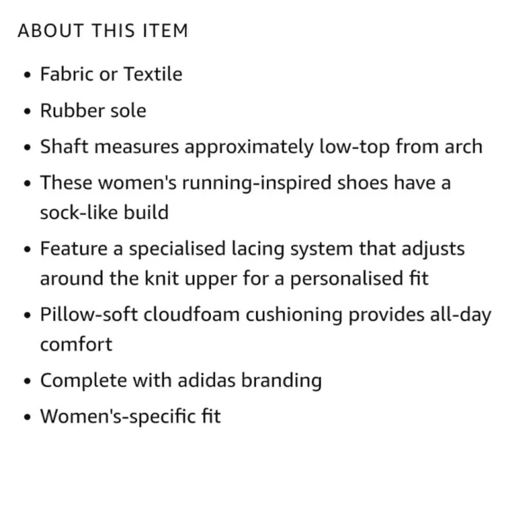 Adidas Ultimamotion Cloudfoam Sock Lace-up Sneaker Athletic Walking Gray Pink